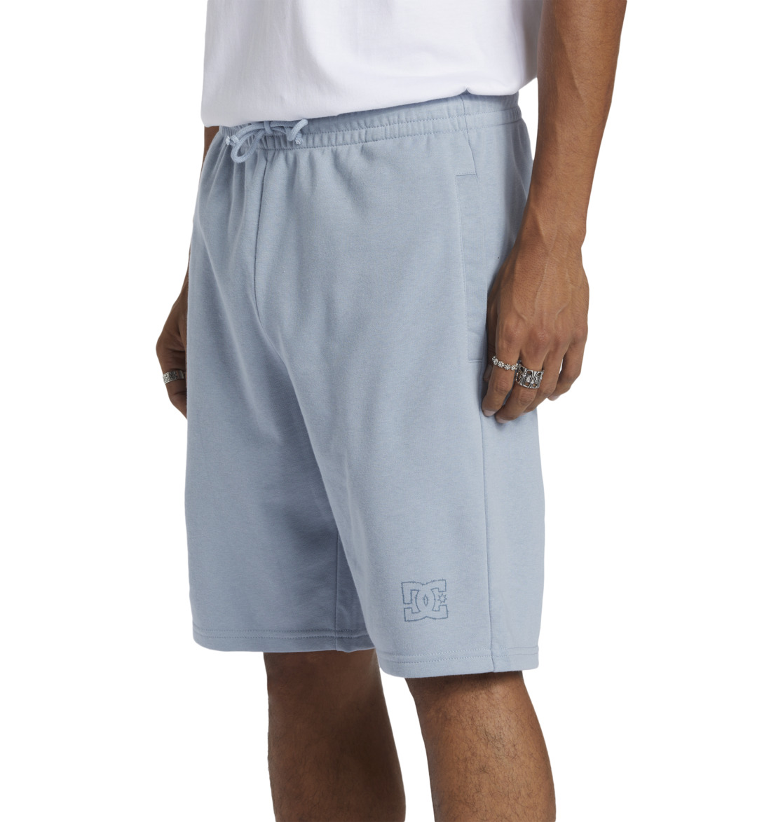 DC Highland Sweat Walk Men Shorts Blue | US-6045GWV