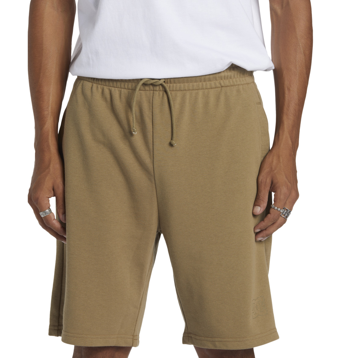 DC Highland Sweat Walk Men Shorts Green | US-2053NCR