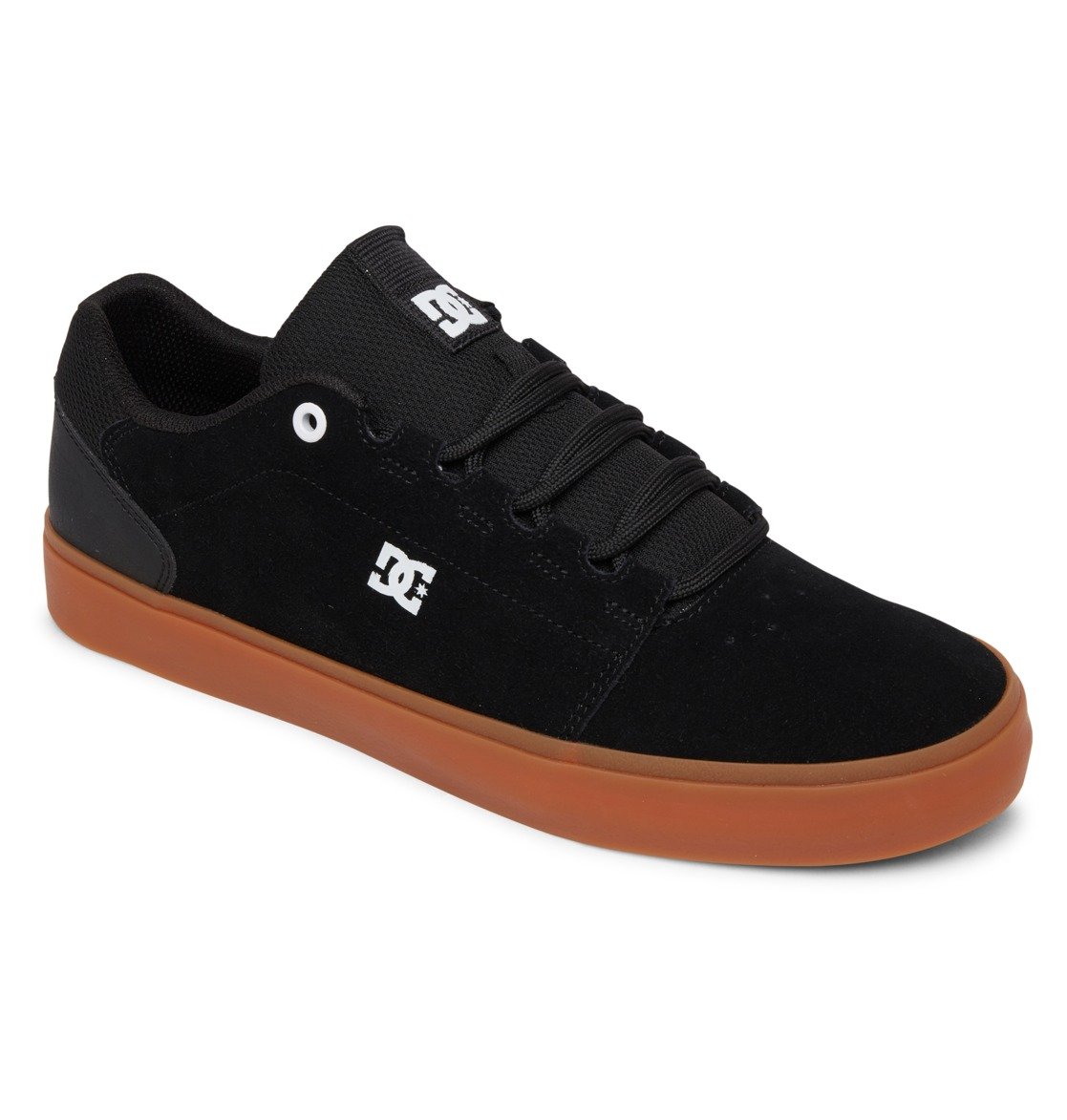 DC Hyde Leather Men Sneakers Black | US-7395DXU