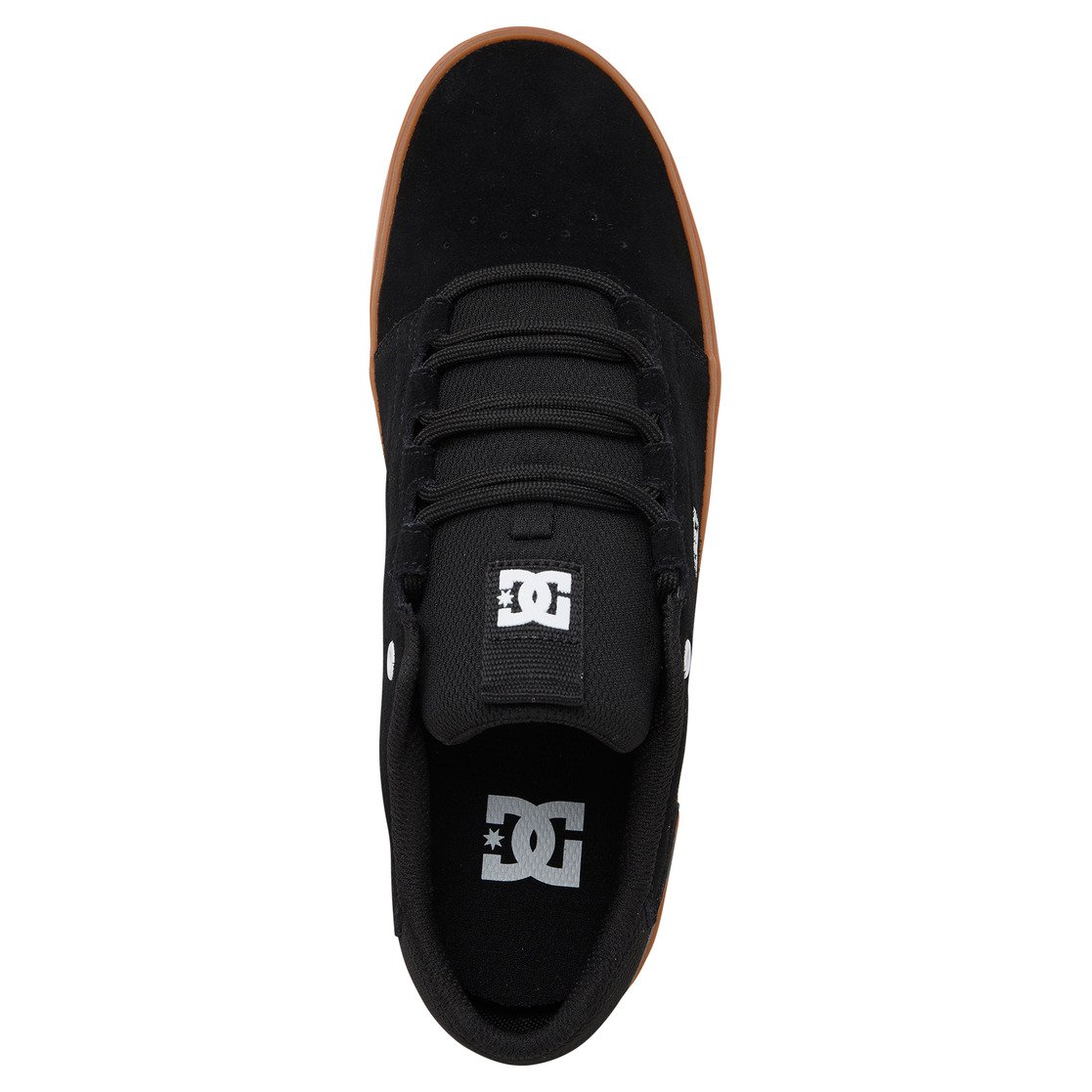 DC Hyde Leather Men Sneakers Black | US-7395DXU