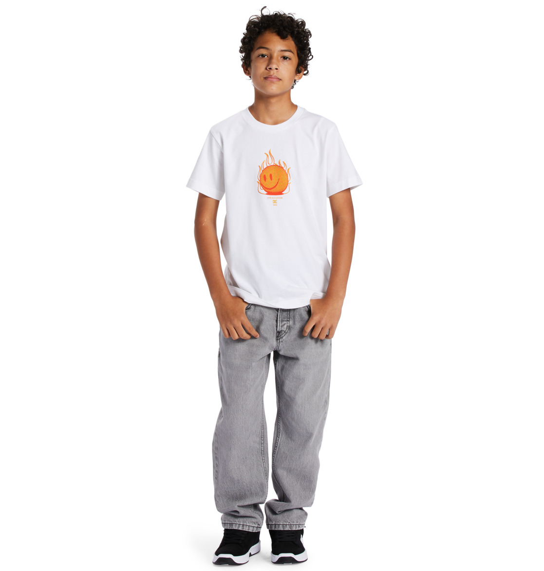 DC Its All Good Kids' T-Shirt White | US-6043ILV