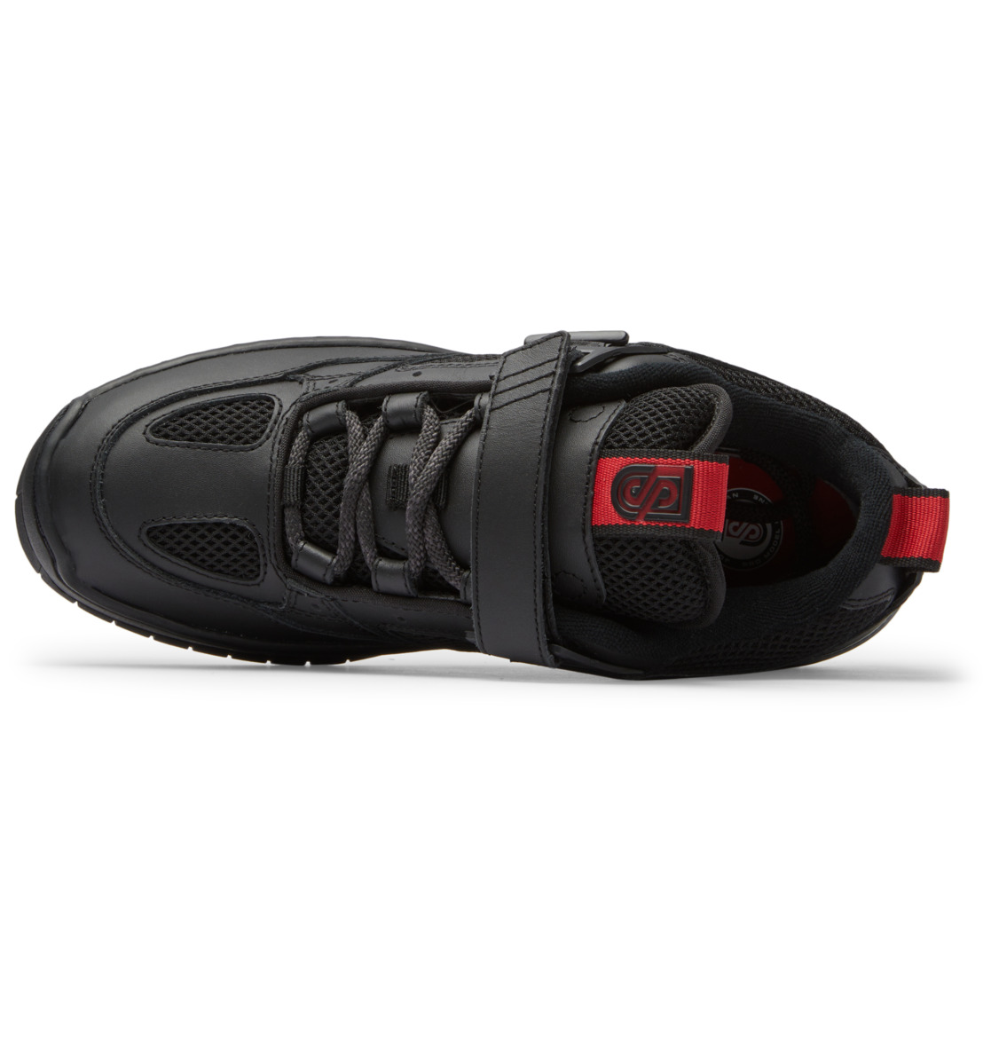 DC JS-1 Shanahan Pro Men Skate Shoes Black / Red | US-0348ERC