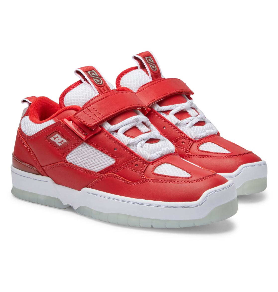 DC JS-1 Shanahan Pro Men Skate Shoes Red / White | US-7308NZC