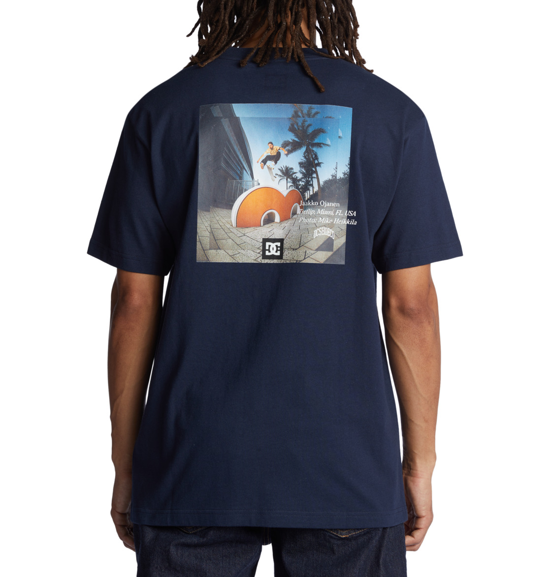 DC Jaakko Men T-Shirt Navy | US-9852PCZ