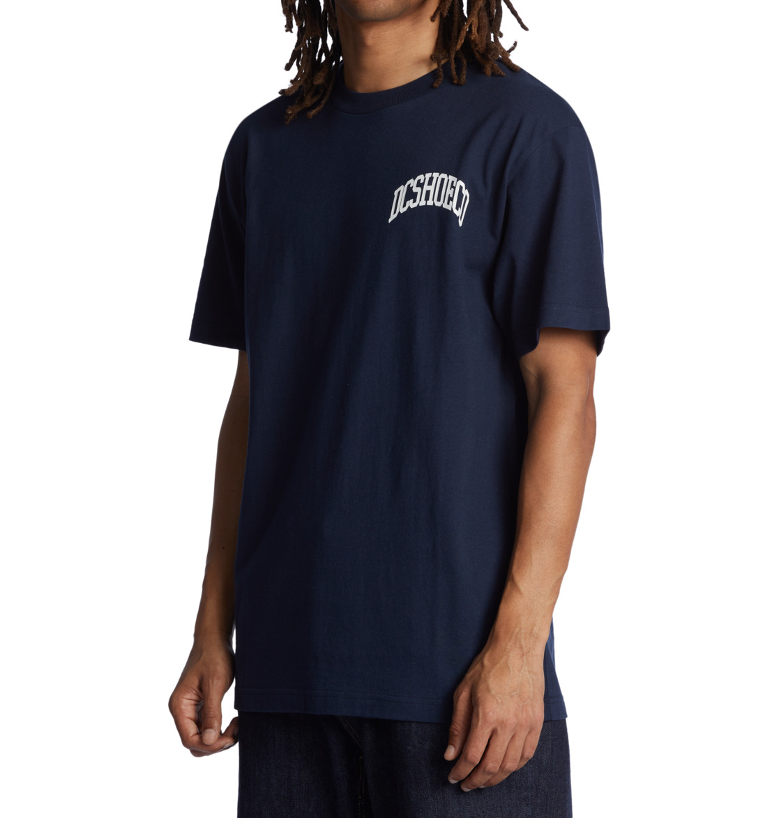 DC Jaakko Men T-Shirt Navy | US-9852PCZ