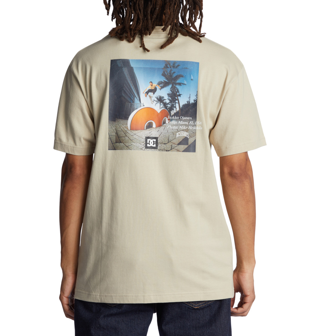 DC Jaakko Men T-Shirt Overcast | US-4768WSV