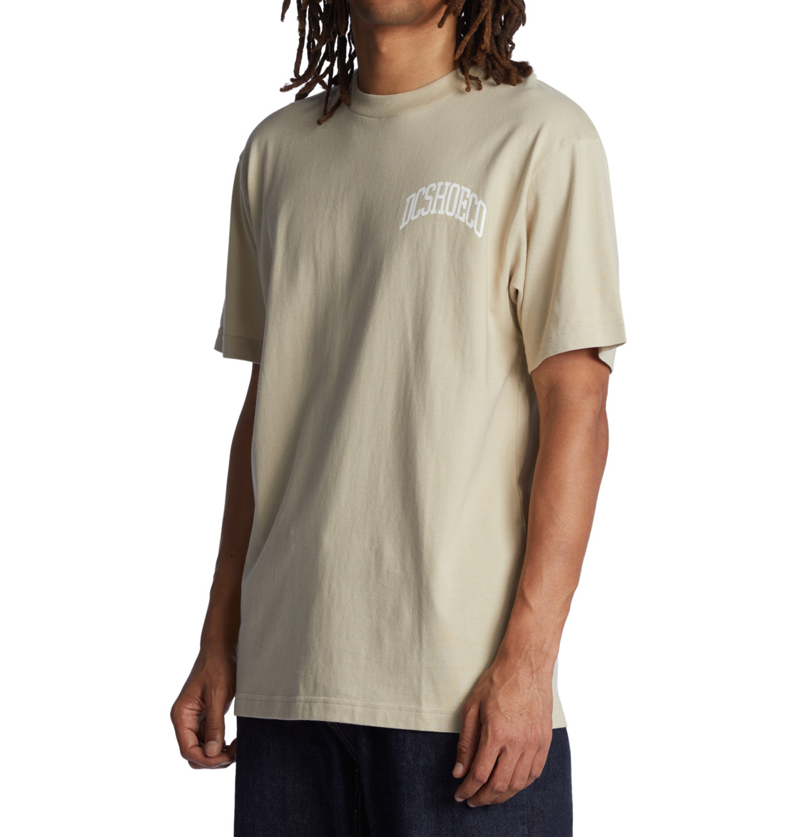 DC Jaakko Men T-Shirt Overcast | US-4768WSV