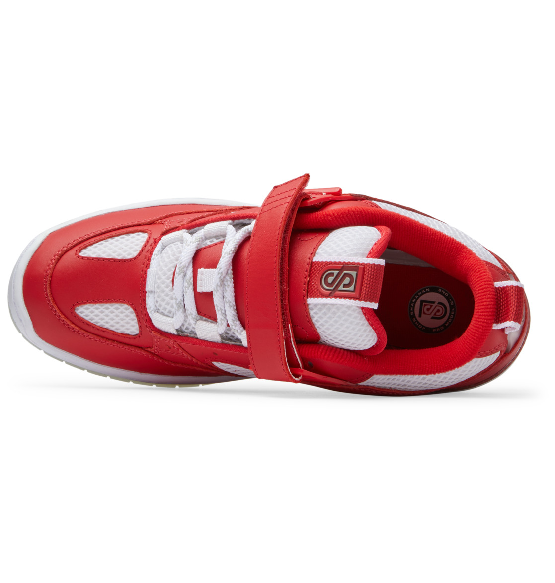 DC Js 1 Leather Men Sneakers Red / White | US-9045HQZ