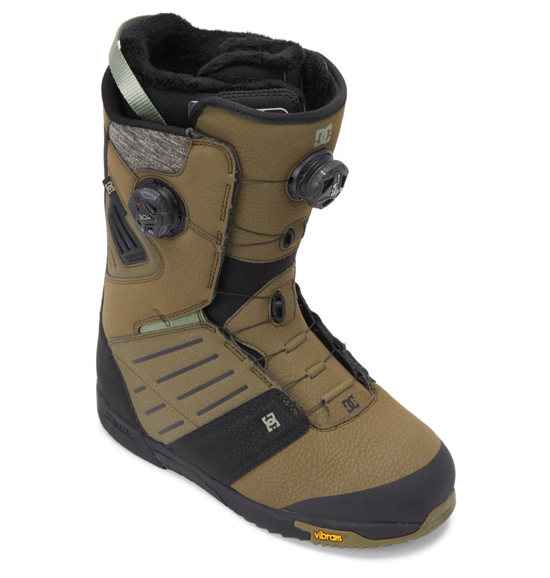 DC Judge BOA® Men Snowboard Boots Dark Olive | US-7825KYJ