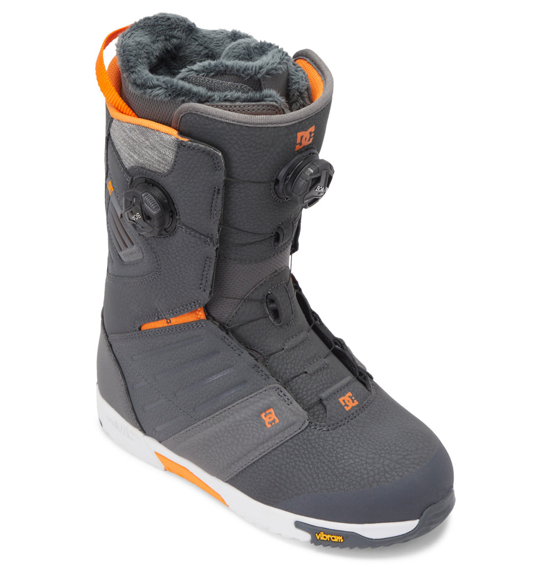 DC Judge BOA® Men Snowboard Boots Grey / Orange | US-1093JMS