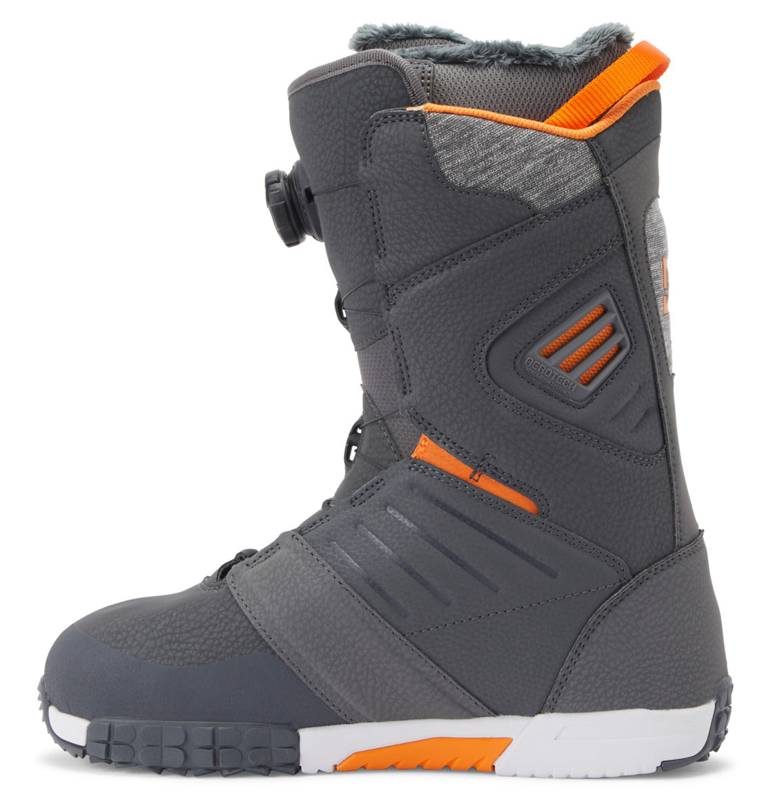 DC Judge BOA® Men Snowboard Boots Grey / Orange | US-1093JMS