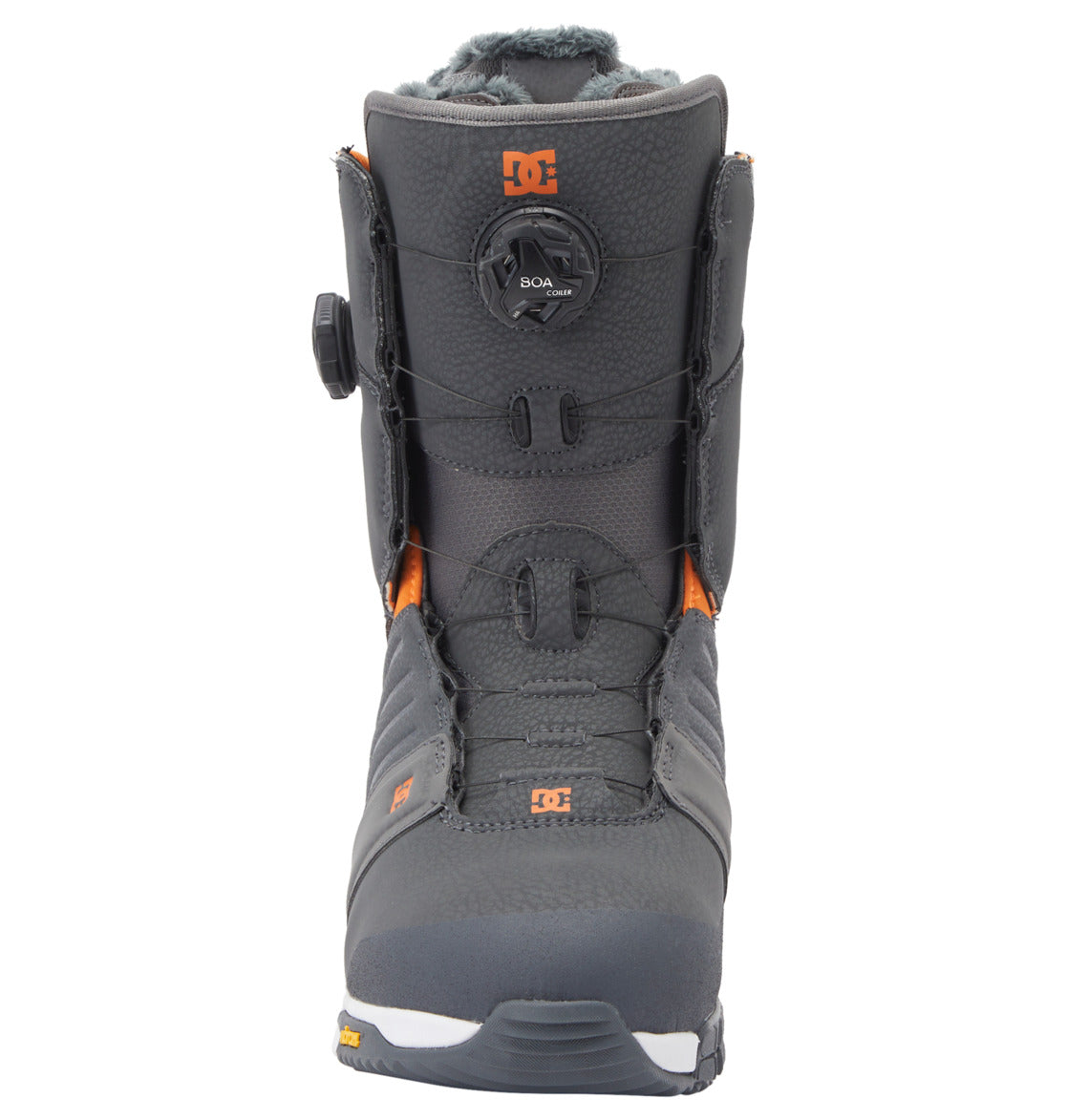 DC Judge BOA® Men Snowboard Boots Grey / Orange | US-1093JMS