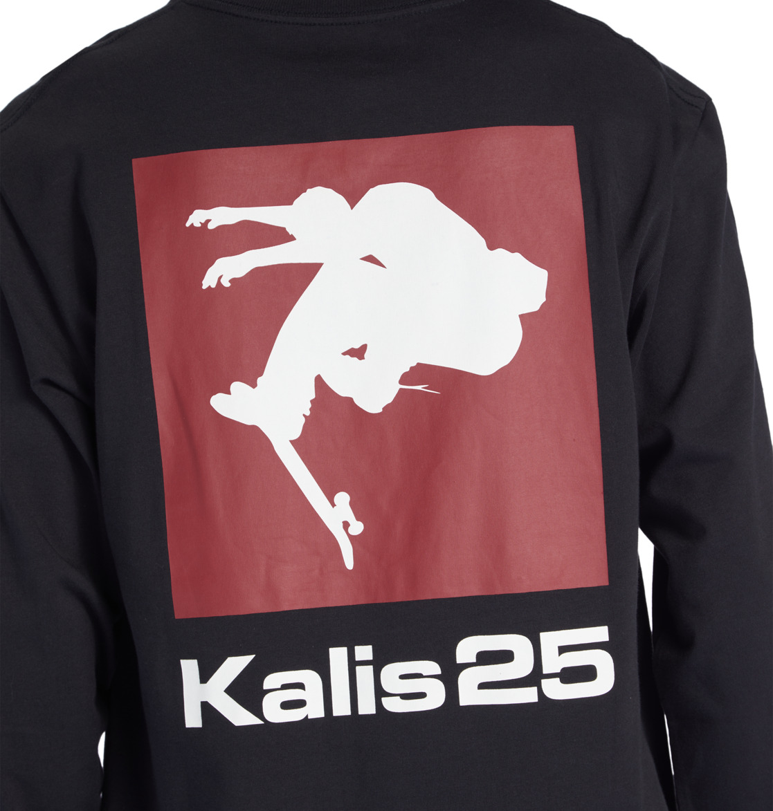 DC Kalis 25 Long Sleeve Men T-Shirt Black | US-3452KQG