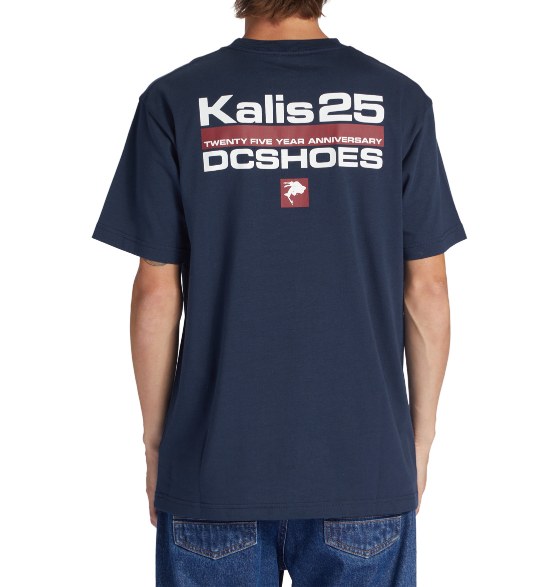 DC Kalis 25 Men T-Shirt Navy | US-2978HDP