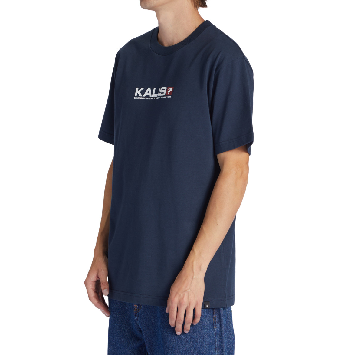 DC Kalis 25 Men T-Shirt Navy | US-2978HDP