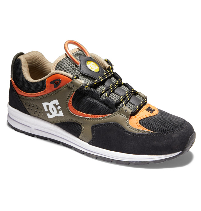 DC Kalis Lite Men Skate Shoes Black / Olive | US-5071DJM