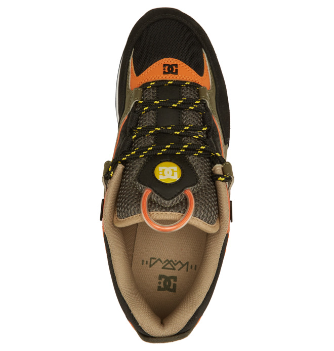 DC Kalis Lite Men Skate Shoes Black / Olive | US-5071DJM