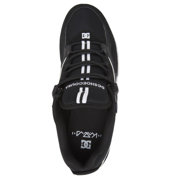 DC Kalis Lite Men Skate Shoes Black / White | US-3528THK