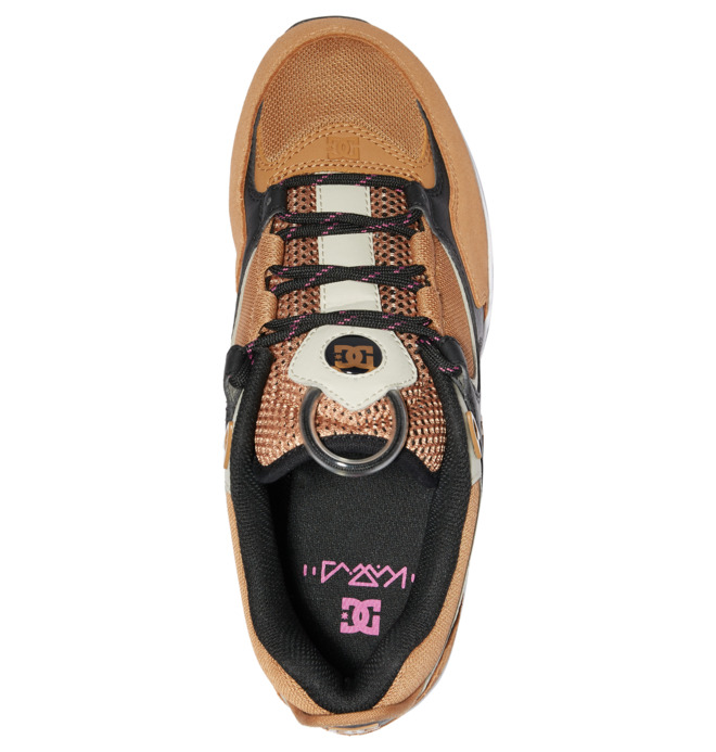 DC Kalis Lite Men Skate Shoes Brown / Black / White | US-8072SCN