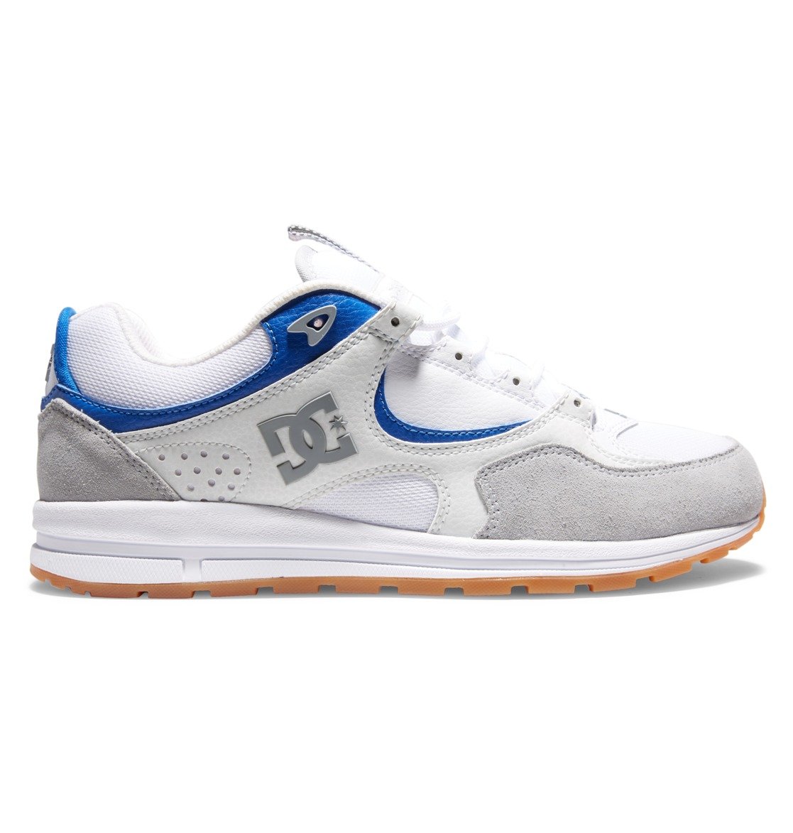 DC Kalis Lite Men Skate Shoes White / Grey / Yellow | US-5810KGS