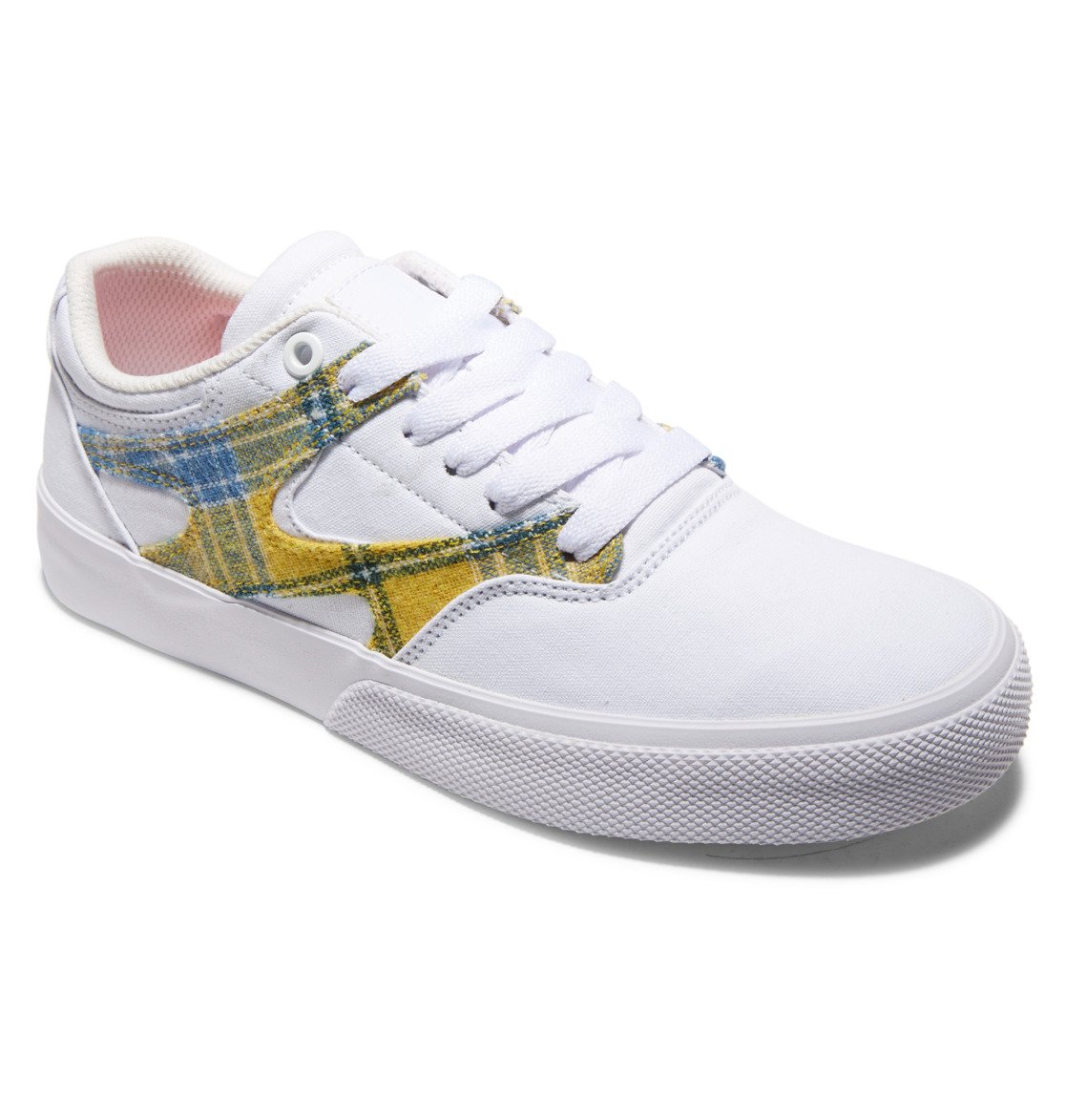 DC Kalis Vulc Leather Women Sneakers White | US-6801IOC