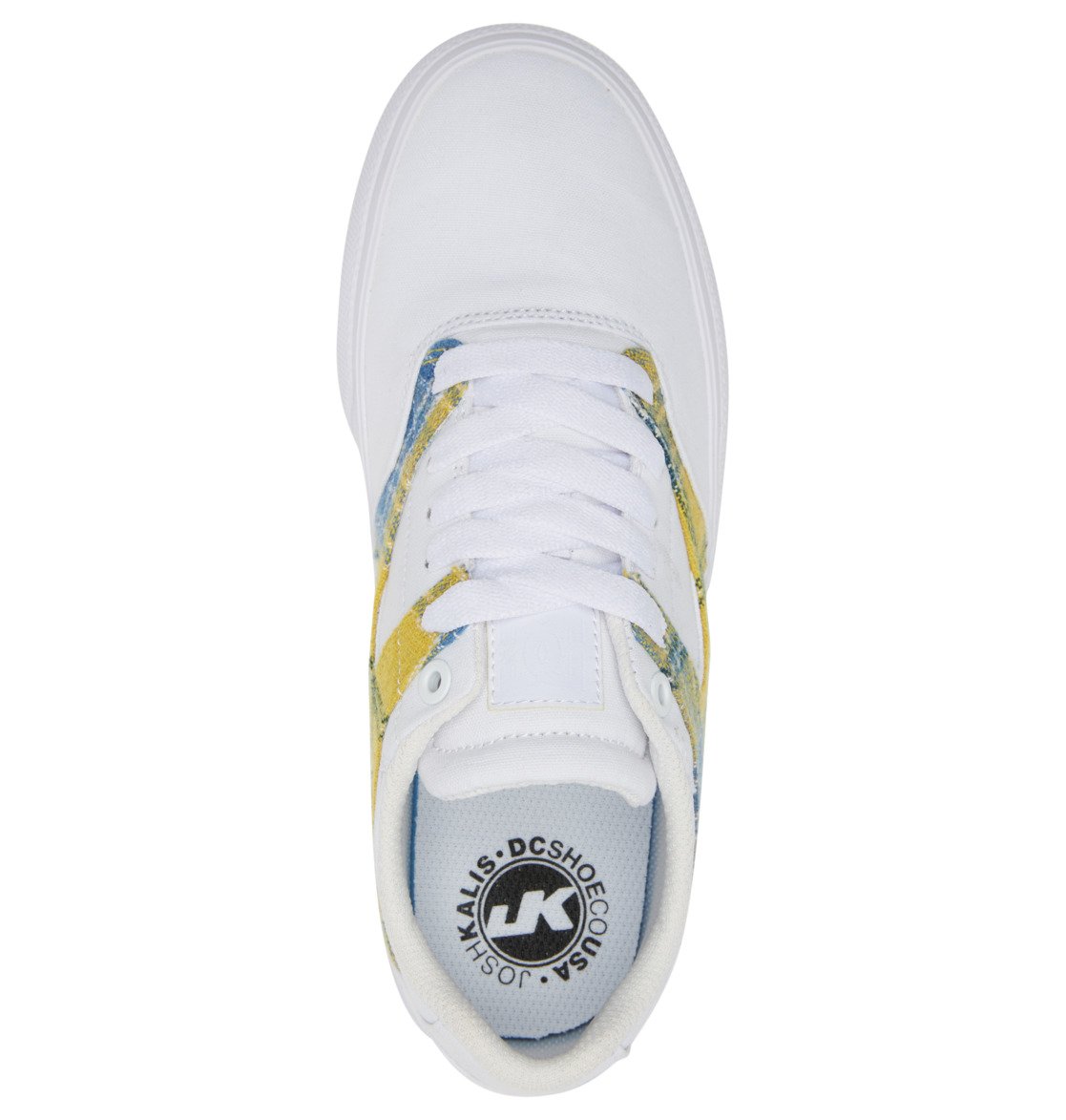 DC Kalis Vulc Leather Women Sneakers White | US-6801IOC