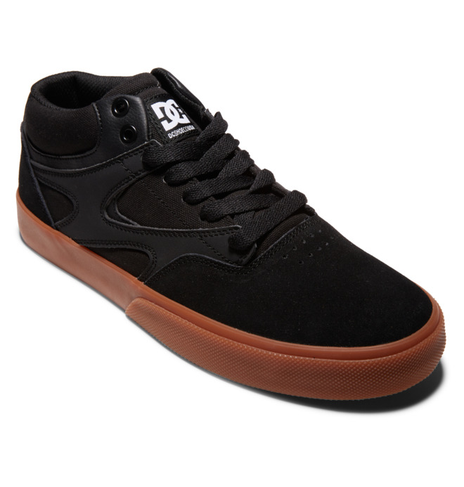 DC Kalis Vulc Mid Men Sneakers Black / Brown | US-6849BJN