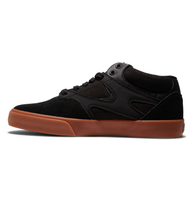 DC Kalis Vulc Mid Men Sneakers Black / Brown | US-6849BJN