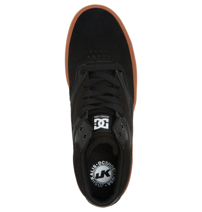 DC Kalis Vulc Mid Men Sneakers Black / Brown | US-6849BJN