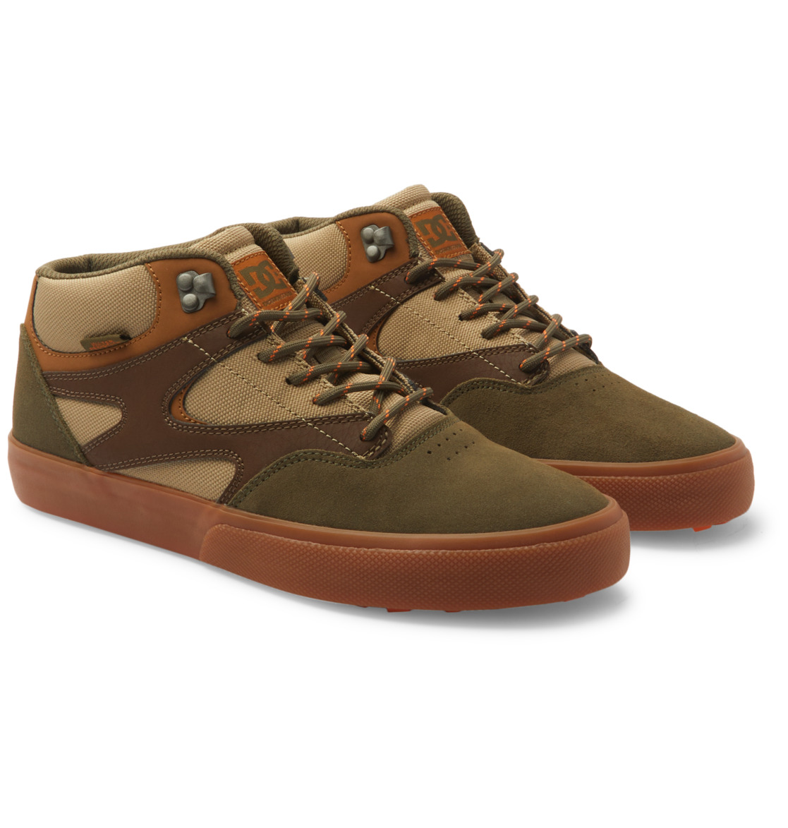 DC Kalis Vulc Mid Wnt Mid-Top Men Sneakers Brown / Chocolate | US-4132UNB