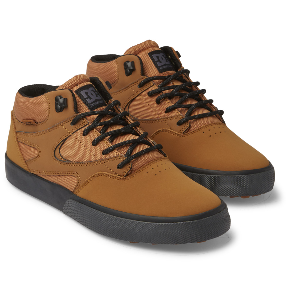 DC Kalis Vulc Mid Wnt Mid-Top Men Sneakers Black / Brown | US-0396JXN