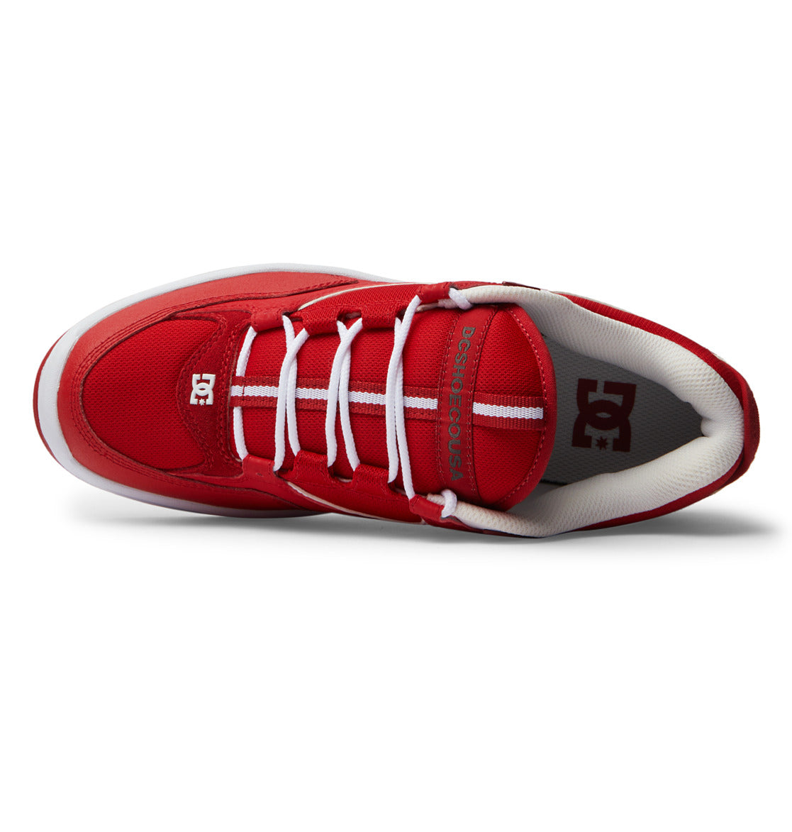 DC Kalynx Zero Men Sneakers Red / White | US-0956QPO