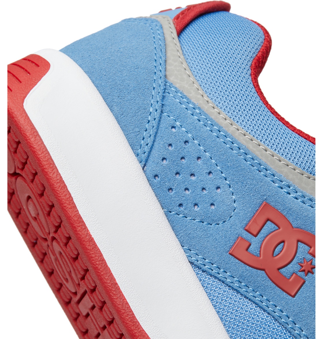 DC Kalynx Zero S Leather Men Skate Shoes Red Blue | US-1847YRD