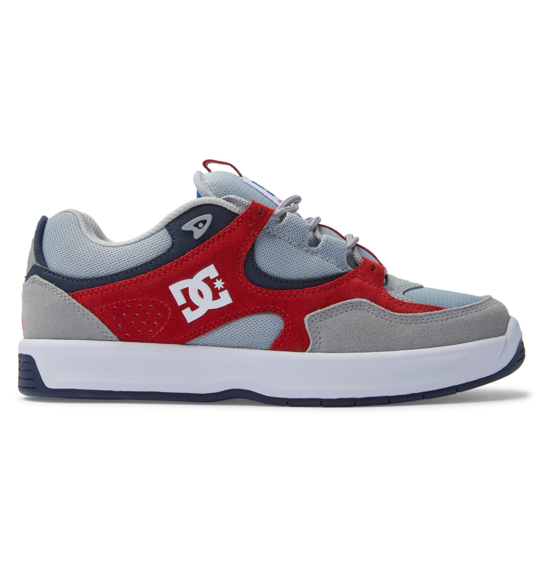 DC Kalynx Zero S Men Skate Shoes Grey / Red | US-0754AKD