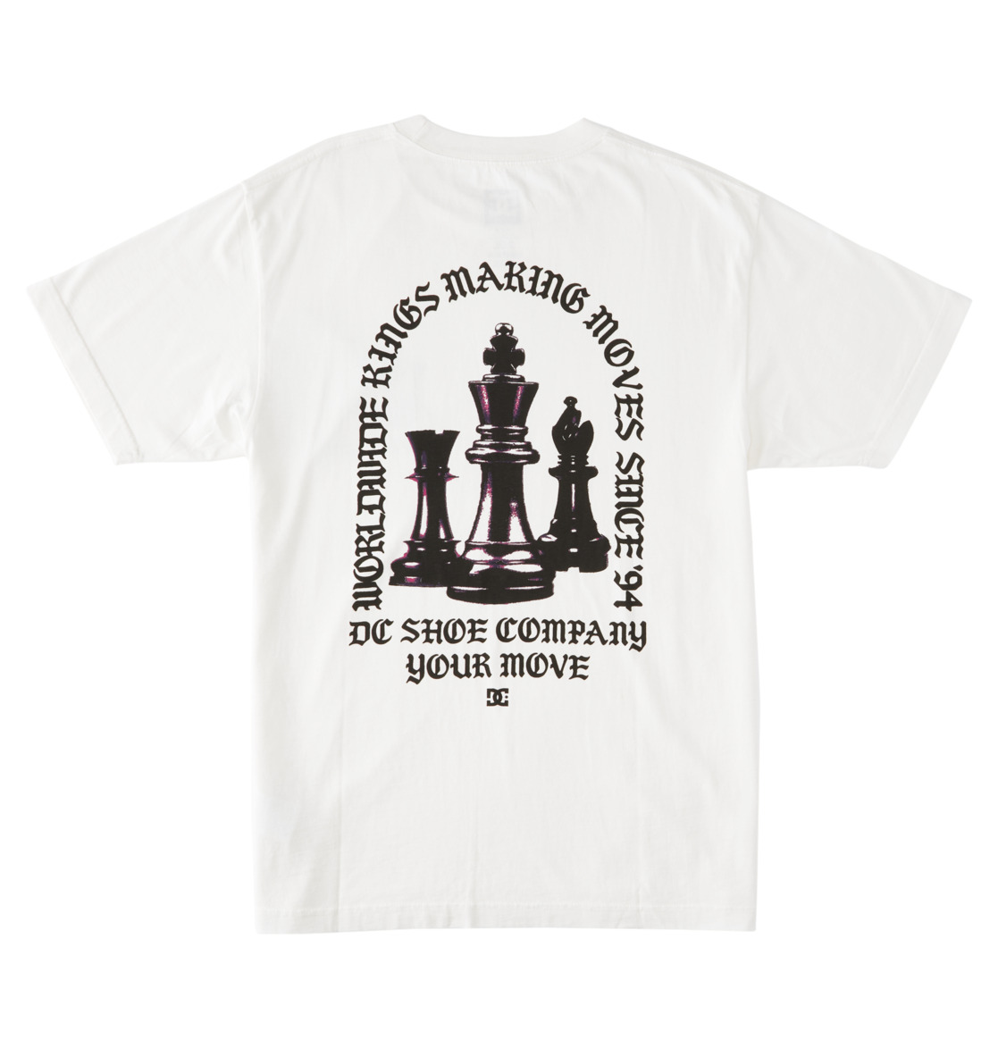 DC Kings Game Men T-Shirt White Wash | US-3867NLI