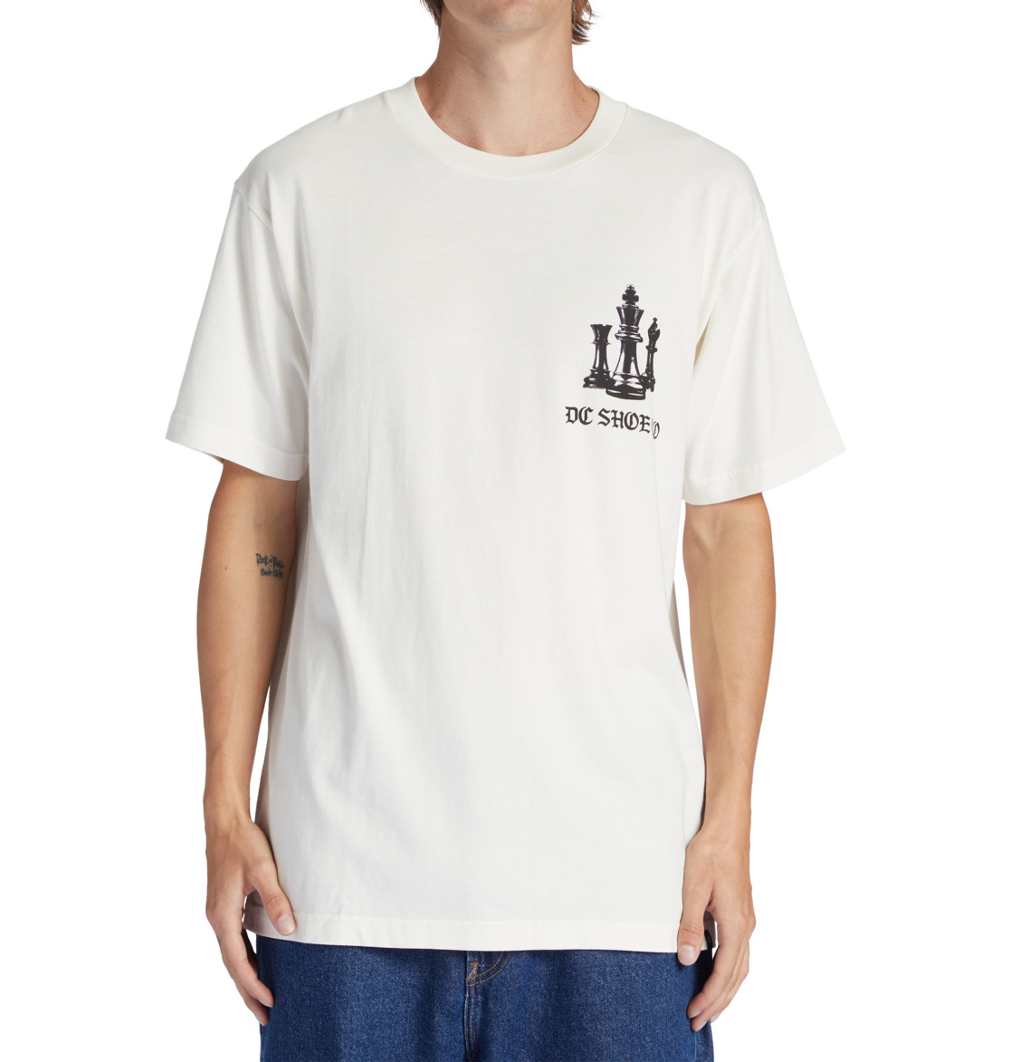 DC Kings Game Men T-Shirt White Wash | US-3867NLI