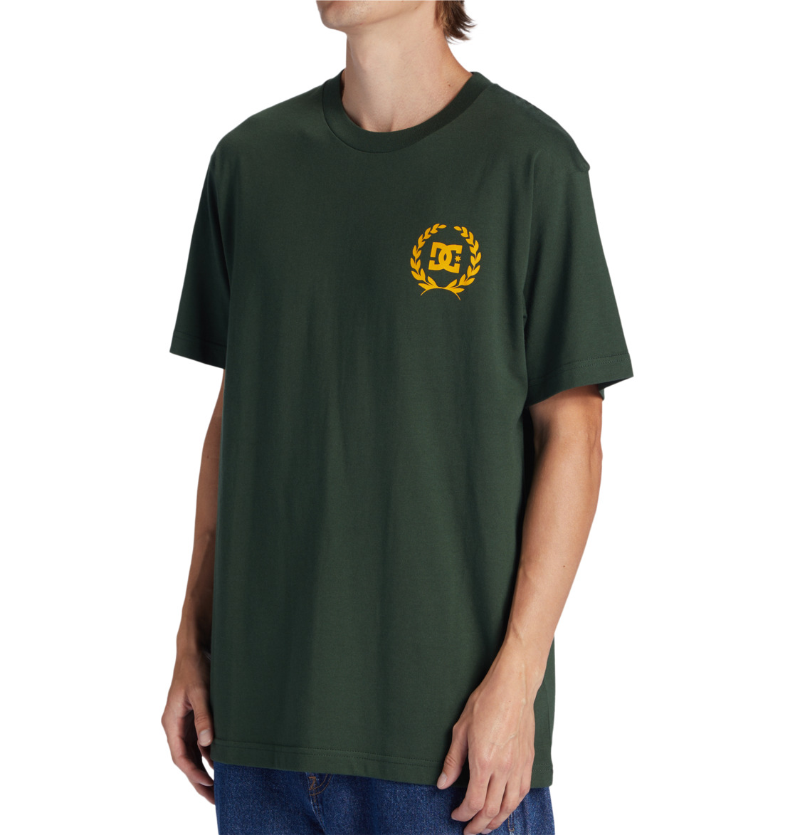 DC Lifes Changing Men T-Shirt Green | US-3845ZVS