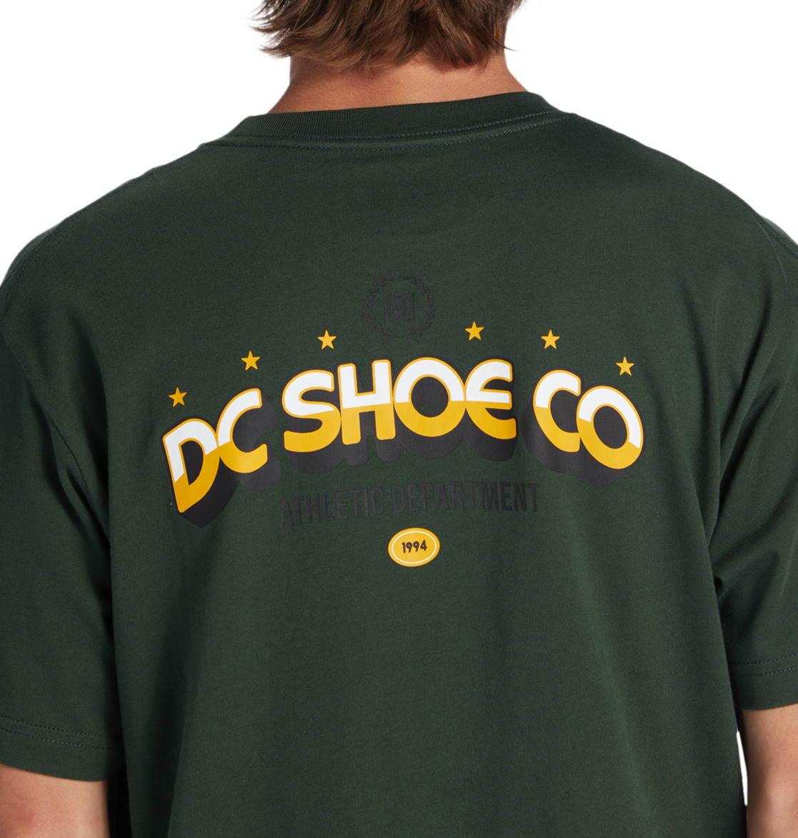 DC Lifes Changing Men T-Shirt Green | US-3845ZVS