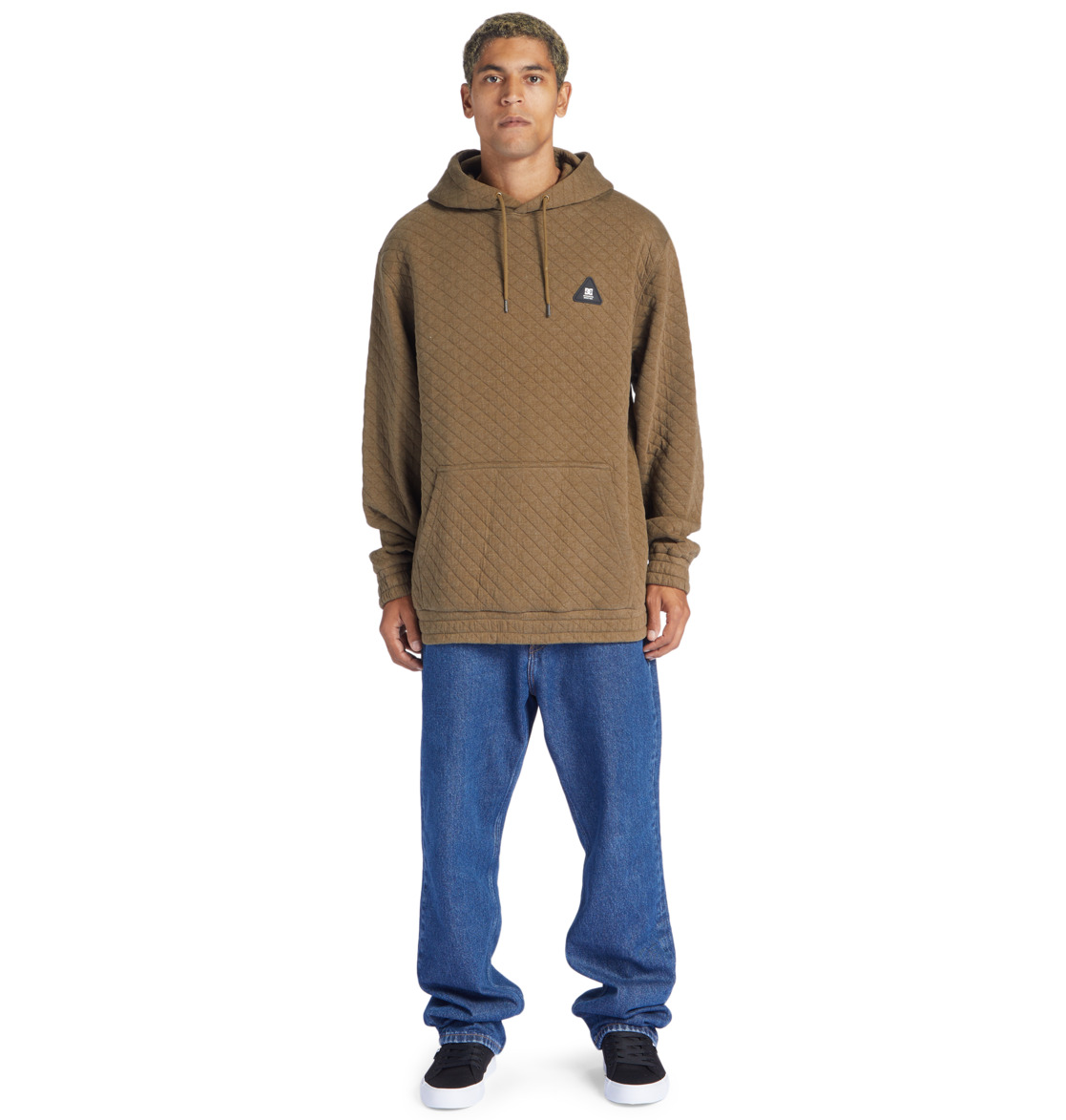 DC Longhand Men Hoodie Brown | US-5298ACT