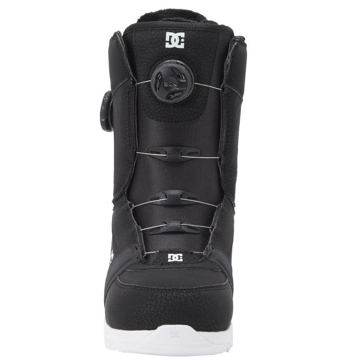 DC Lotus BOA® Women Snowboard Boots Black / White | US-4681XTI