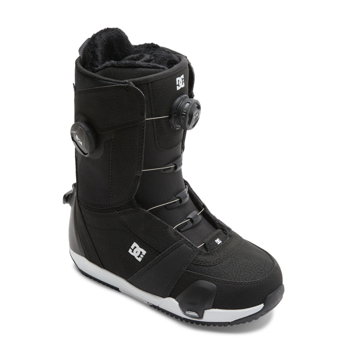 DC Lotus Step On® Women Snowboard Boots Black / White | US-3758JCG