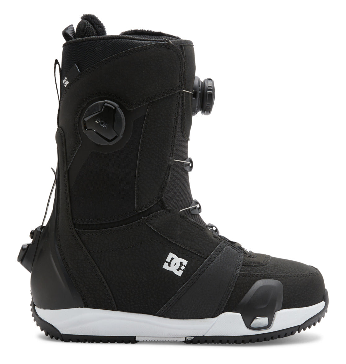 DC Lotus Step On® Women Snowboard Boots Black / White | US-3758JCG