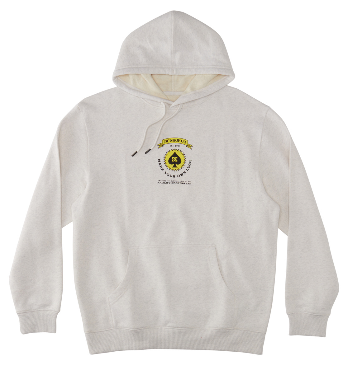 DC Lucky Hand Pullover Men Hoodie White | US-1382QKM