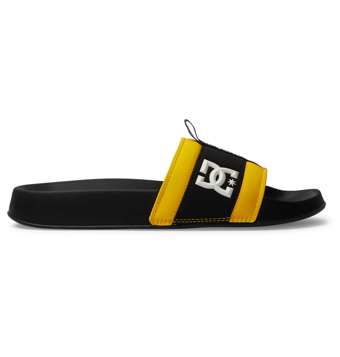 DC Lynx Men Slides Black / Yellow | US-6719QXN