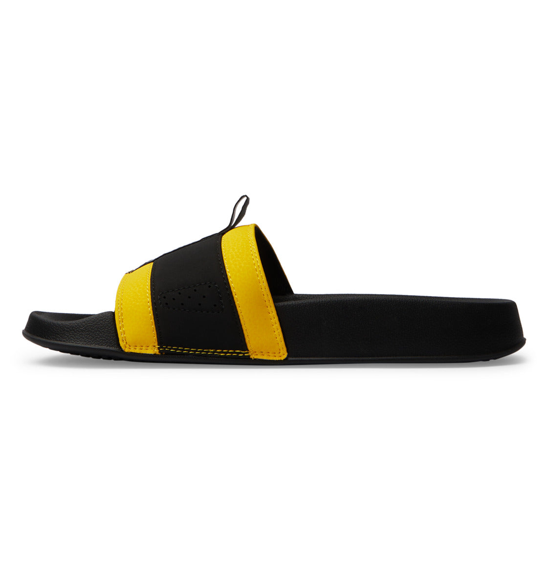 DC Lynx Men Slides Black / Yellow | US-6719QXN