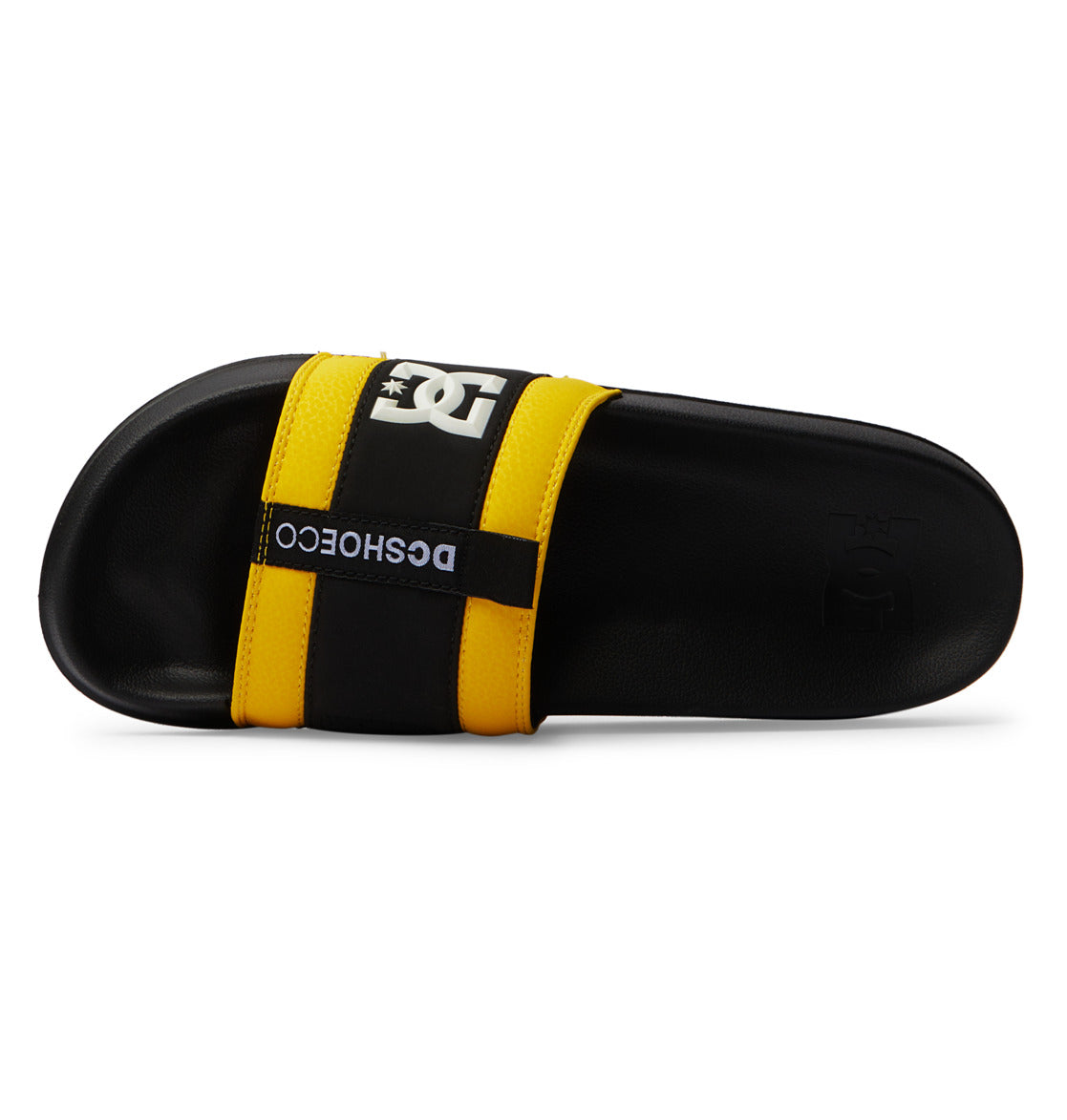 DC Lynx Men Slides Black / Yellow | US-6719QXN