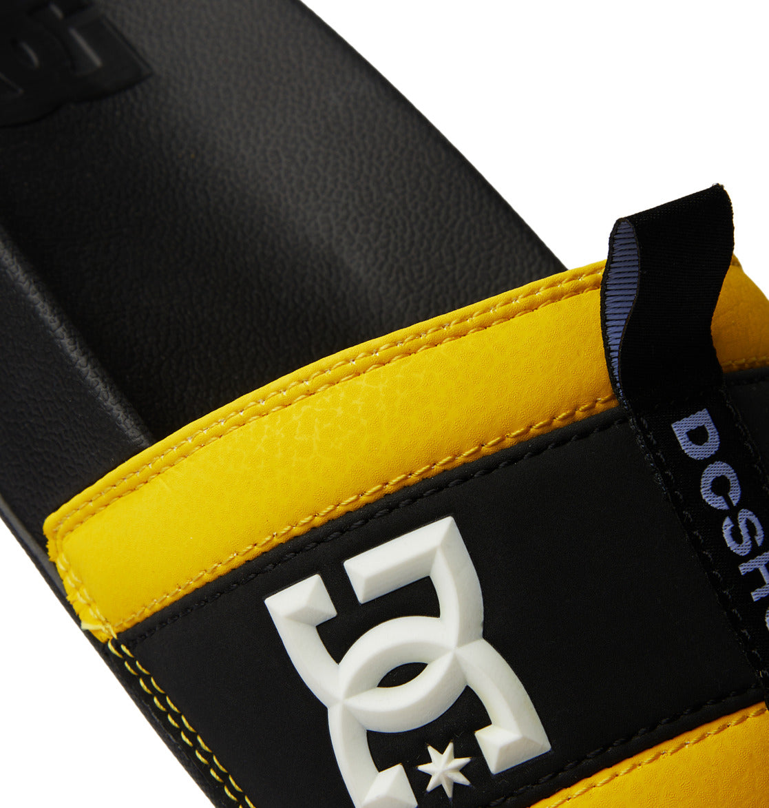 DC Lynx Men Slides Black / Yellow | US-6719QXN