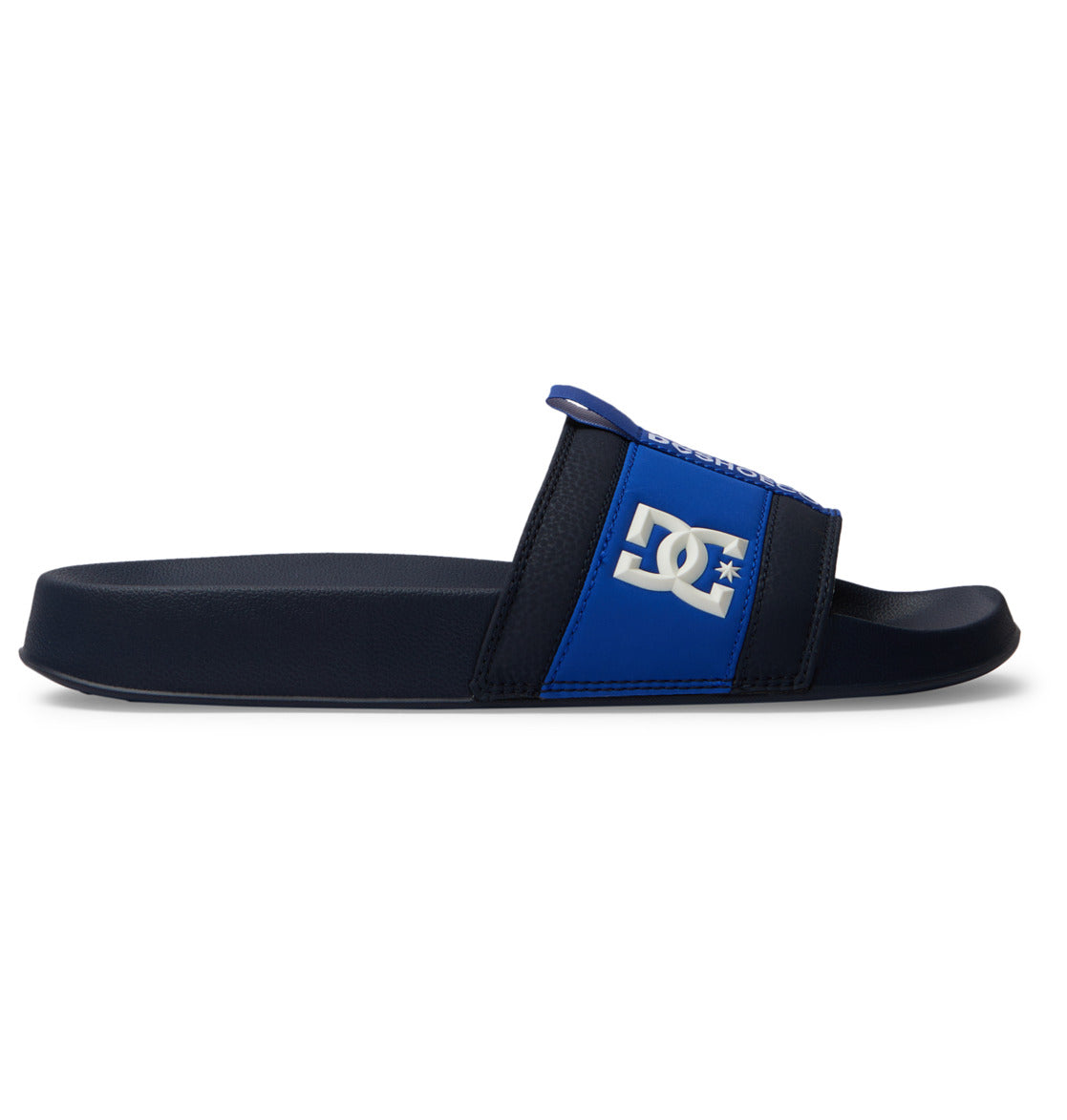 DC Lynx Men Slides Blue / White | US-4528TQP