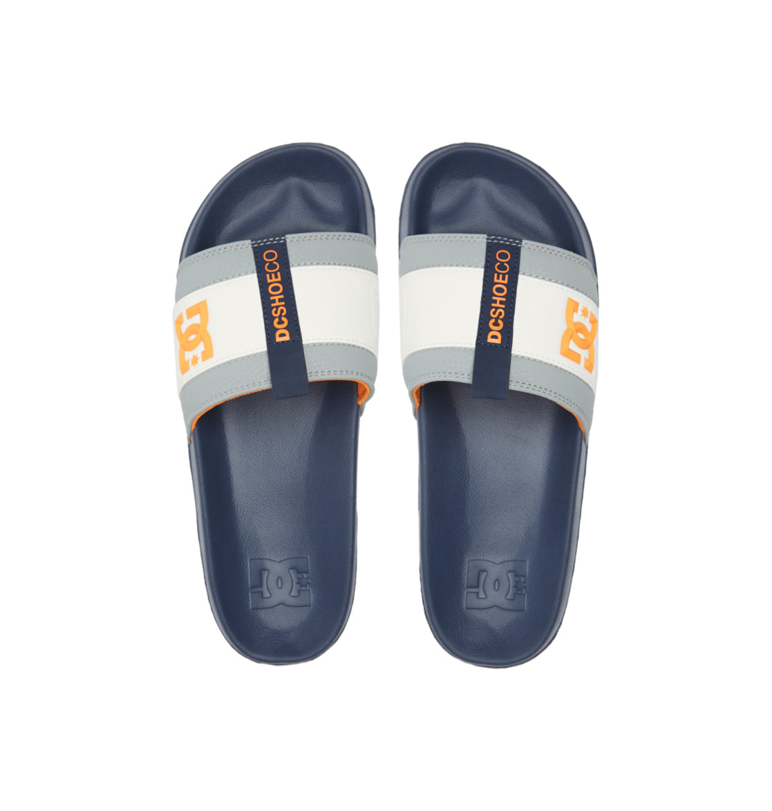 DC Lynx Men Slides Navy / Grey | US-4218PMT