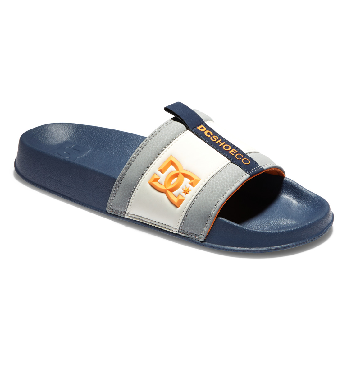 DC Lynx Men Slides Navy / Grey | US-4218PMT